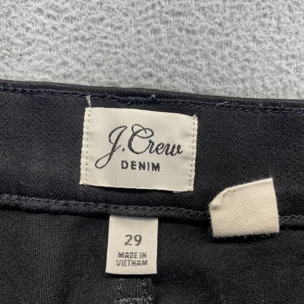 J. Crew Denim Pants Womens Size 29 Black Stretch,Billie Demi‎ Boot Crop
